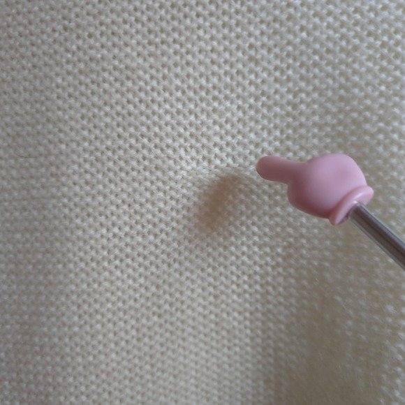 Ulla Johnson Alpaca Wool Blend Ivory Knit Sweater Small Bow Back Pocket Detail - Picture 6 of 9